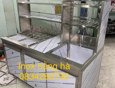 Quầy Pha Chế Inox - Giải Pháp Hoàn Hảo Cho Quán Cà Phê, Trà Sữa