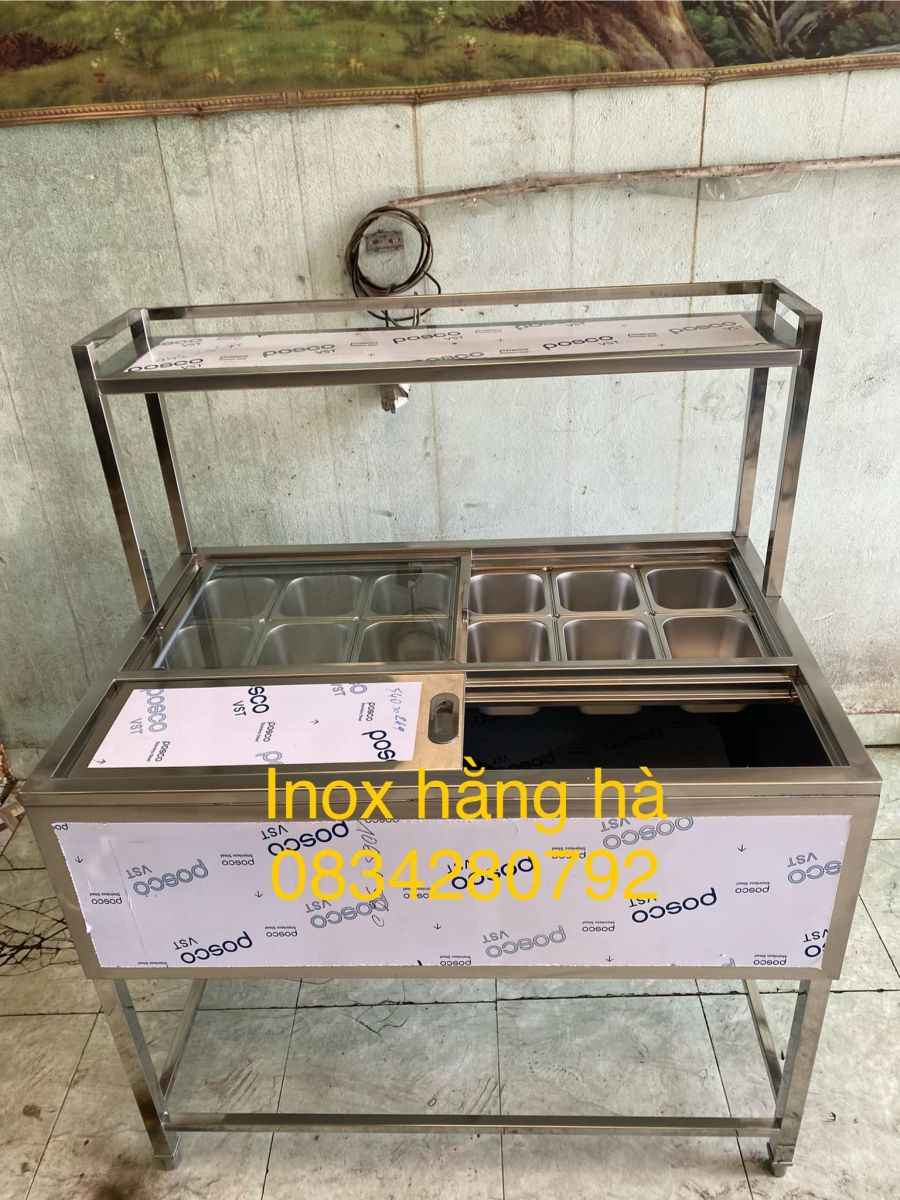 So sánh quầy pha chế inox và quầy gỗ