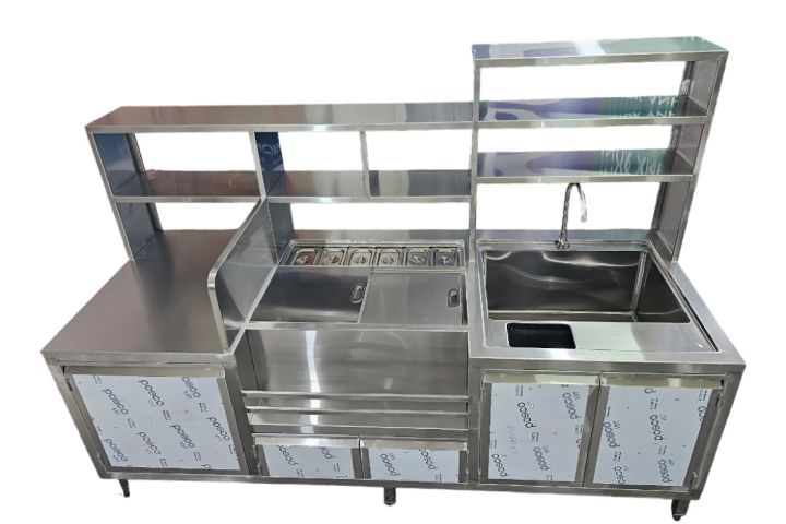 Quầy pha chế inox