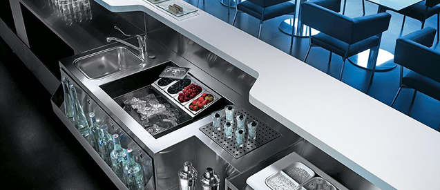 Quầy pha chế Inox