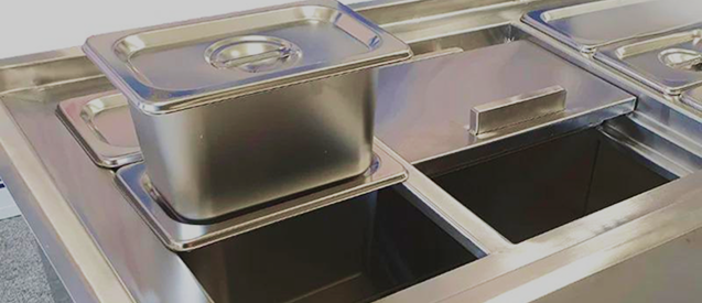 Thùng đá inox