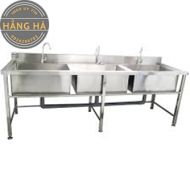 Bồn rửa công nghiệp 3 ngăn