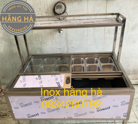 Quầy pha chế inox 12 khay