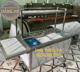 Quầy pha chế Inox 8 khay